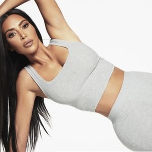 Skims 100% Cotton Ribbed Tank + Boxer Set